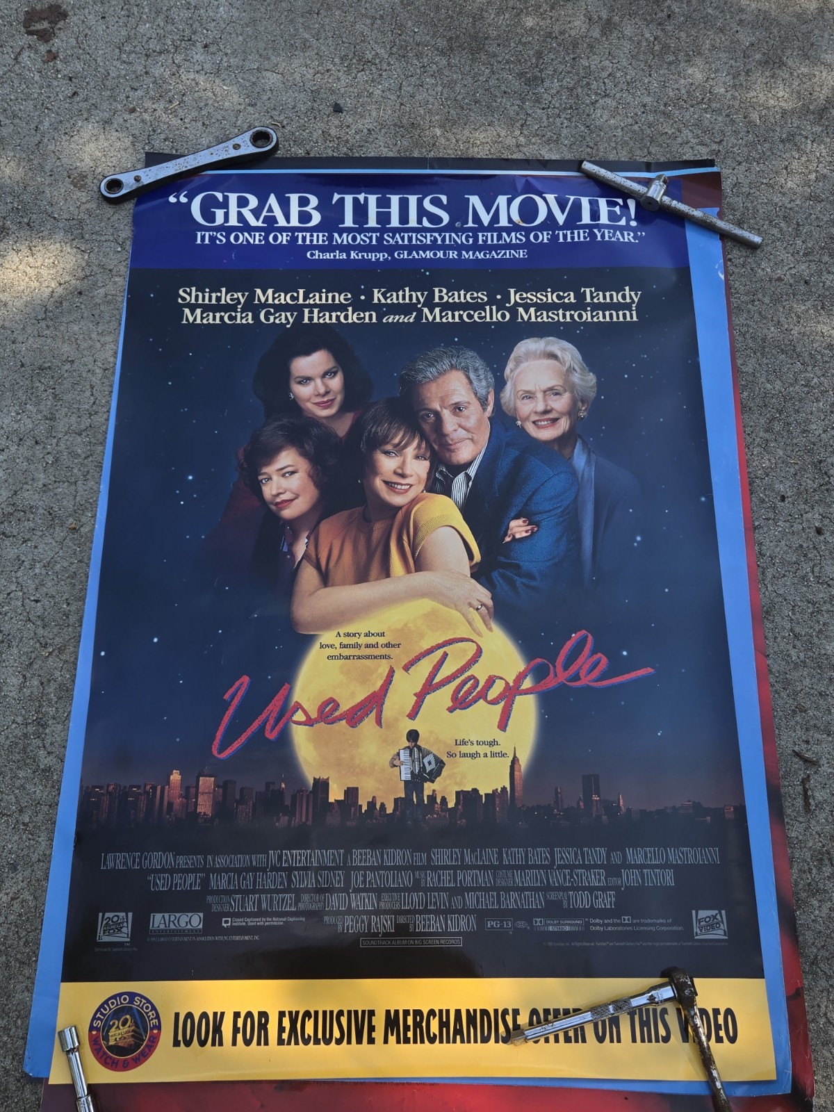 Lot Of 10 Late 90’s Move Store Advertising Posters Including Wet And Wild Summer