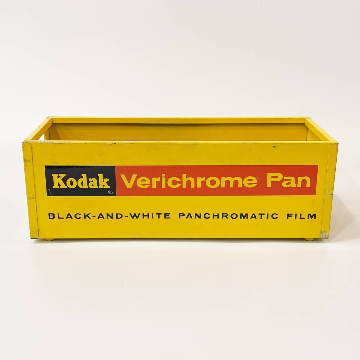 Vintage Kodak Metal Container Store Display Camera Film File Box From Japan
