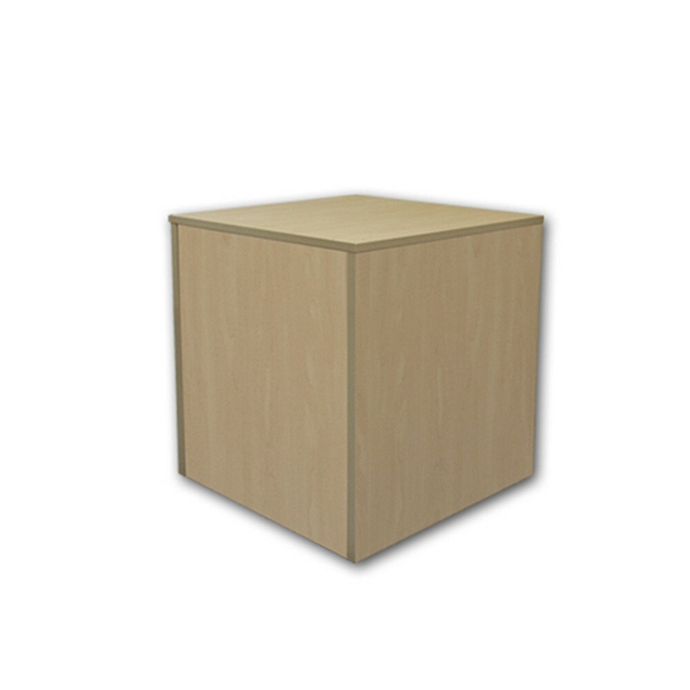 Maple 18″x18″ Knockdown Bases Pedestal Base Box Cube Display Fixture Retail