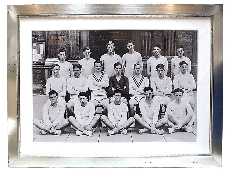 Ralph Lauren ” College Tennis Team ” Photo Framed Store Display