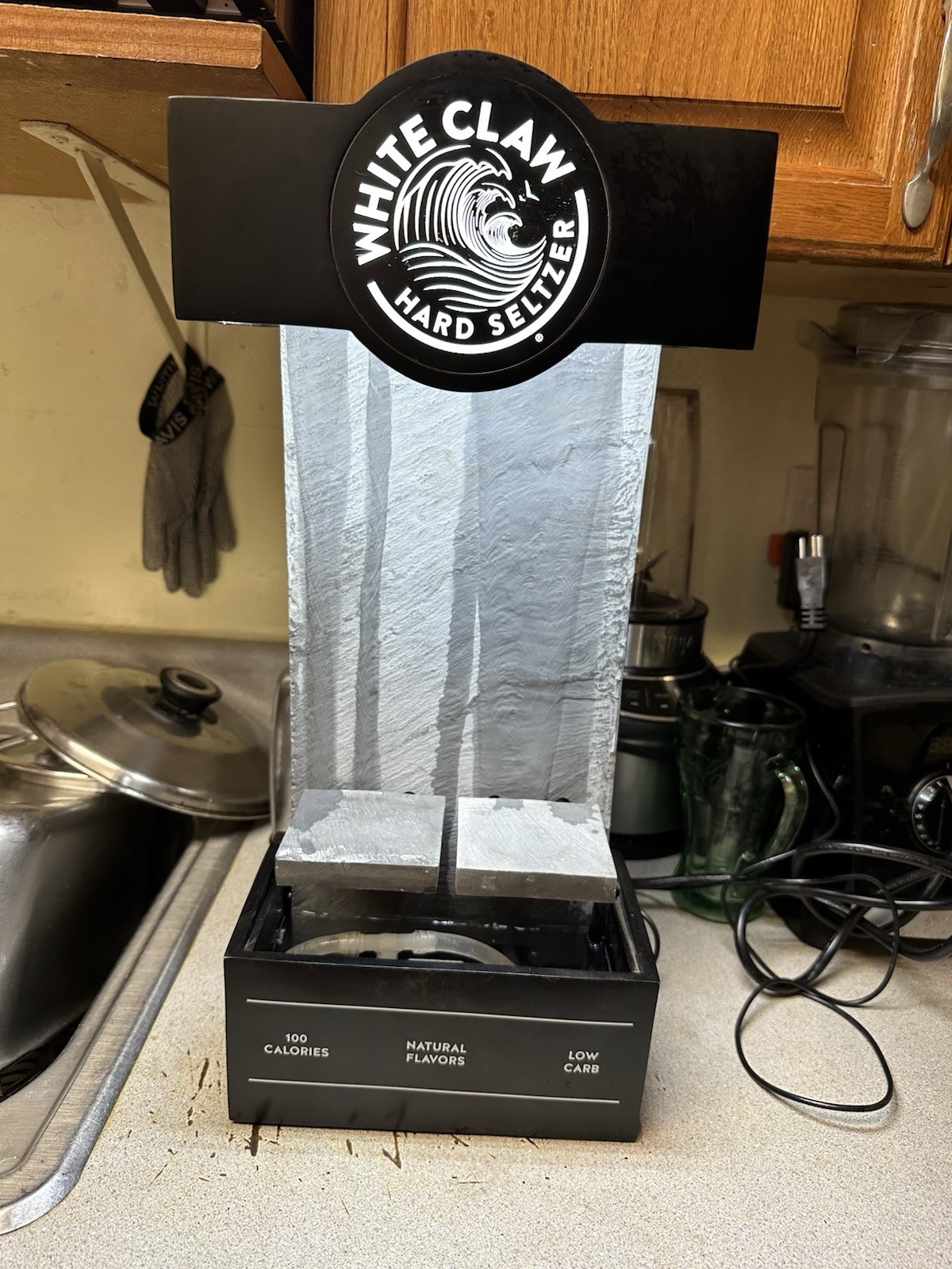 White Claw Hard Seltzer Fountain Display
