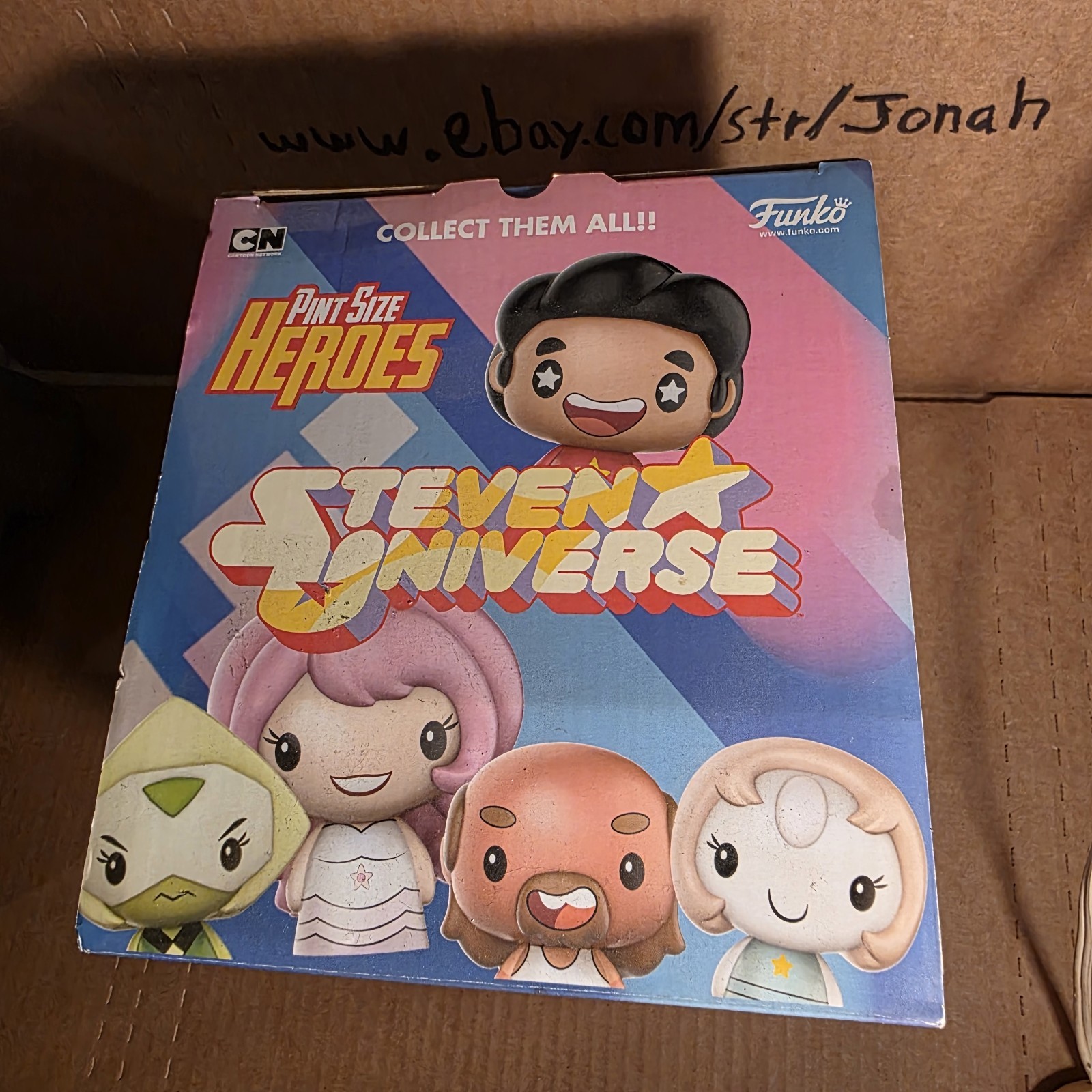 Steven Universe Pint Sized Heroes Empty Display Box Funko + 2 Figures