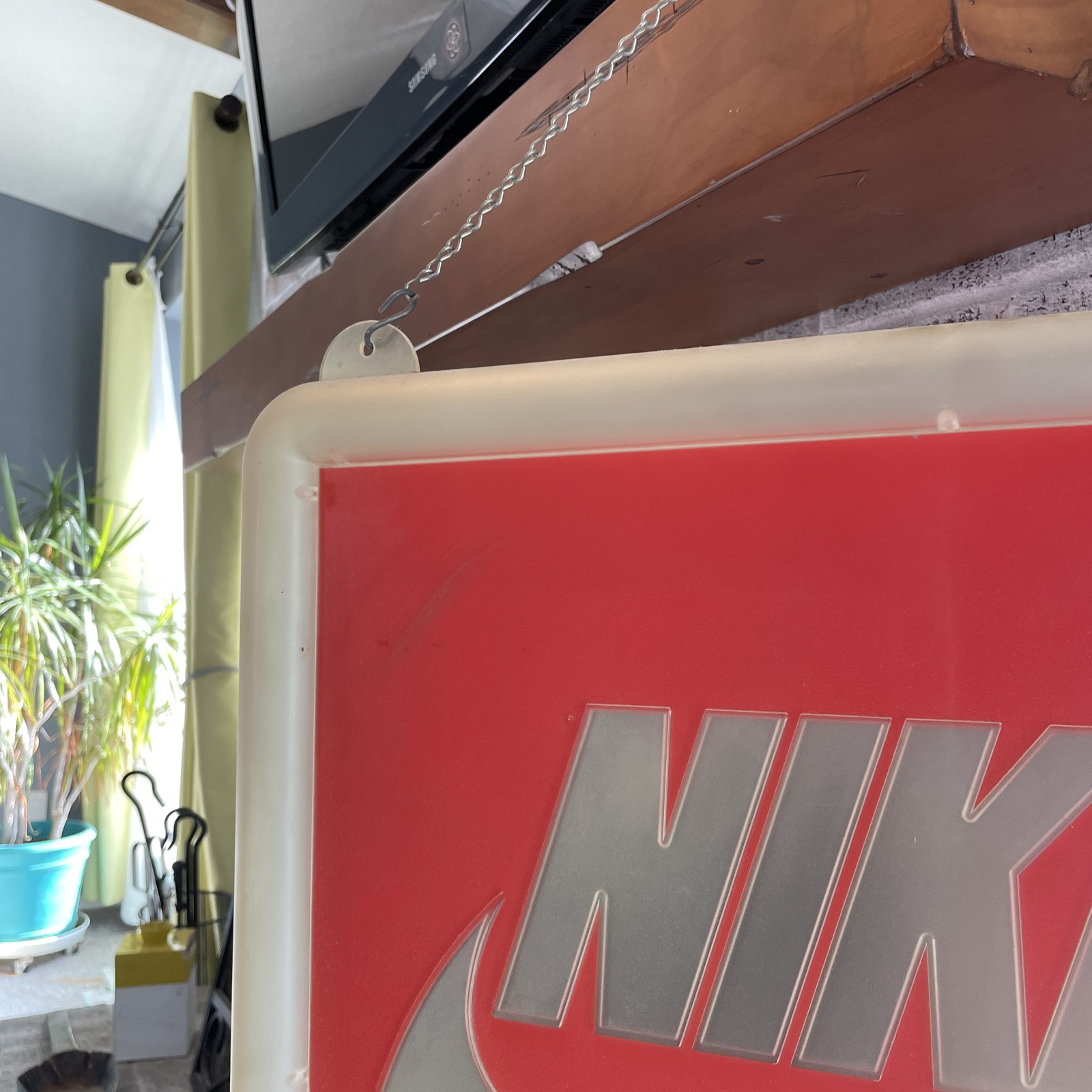 1980s Nike Hang Tag Store Display Sign – History Nike Air Advertising – Archival