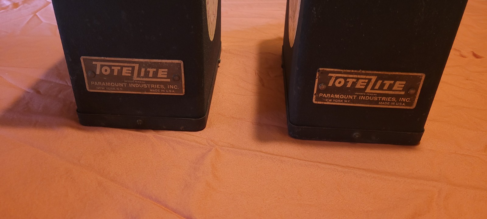 Tiffany & Co 2 Very Rsre Portable Lights Display Prop Lighting 1950’s