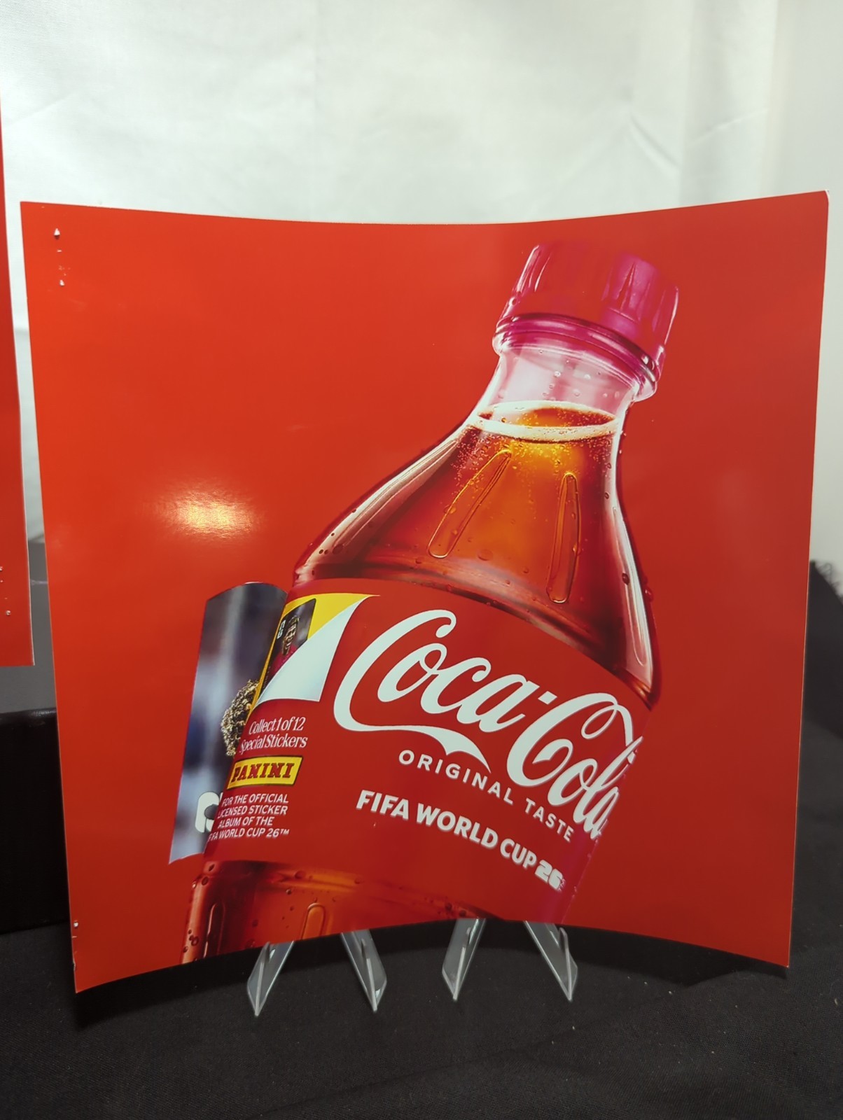 Panini FIFA World Cup 26 Coke Advertisement 8″X 8″ Kodak Paper yamal Cut Side