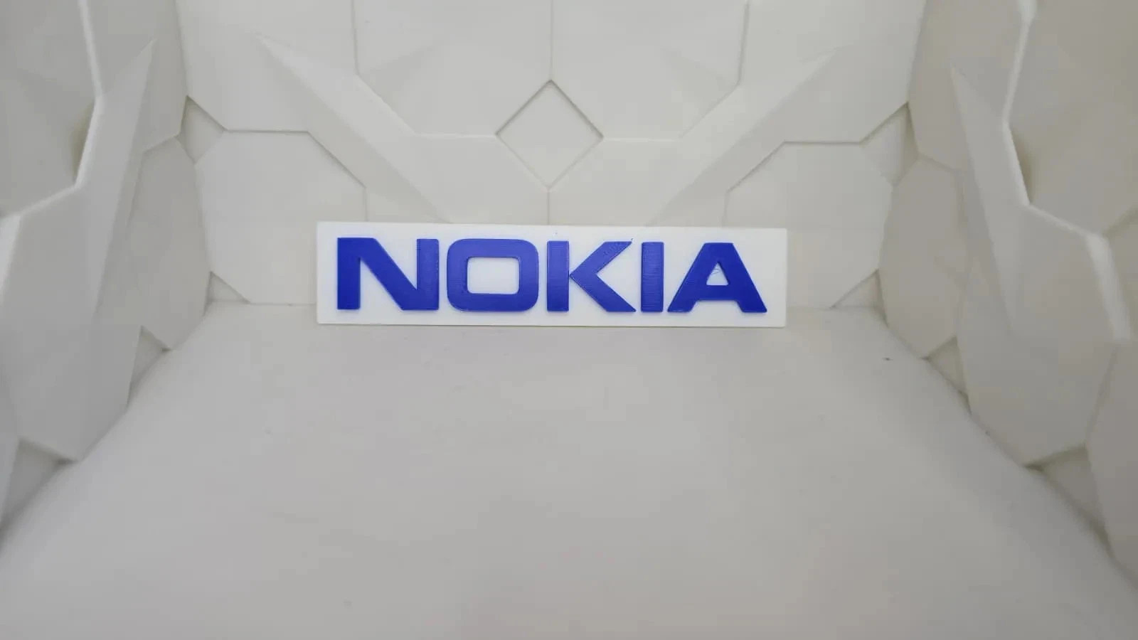 Nokia Advertising Sign 3D Logo Emblem Plastic Store Display Blue White