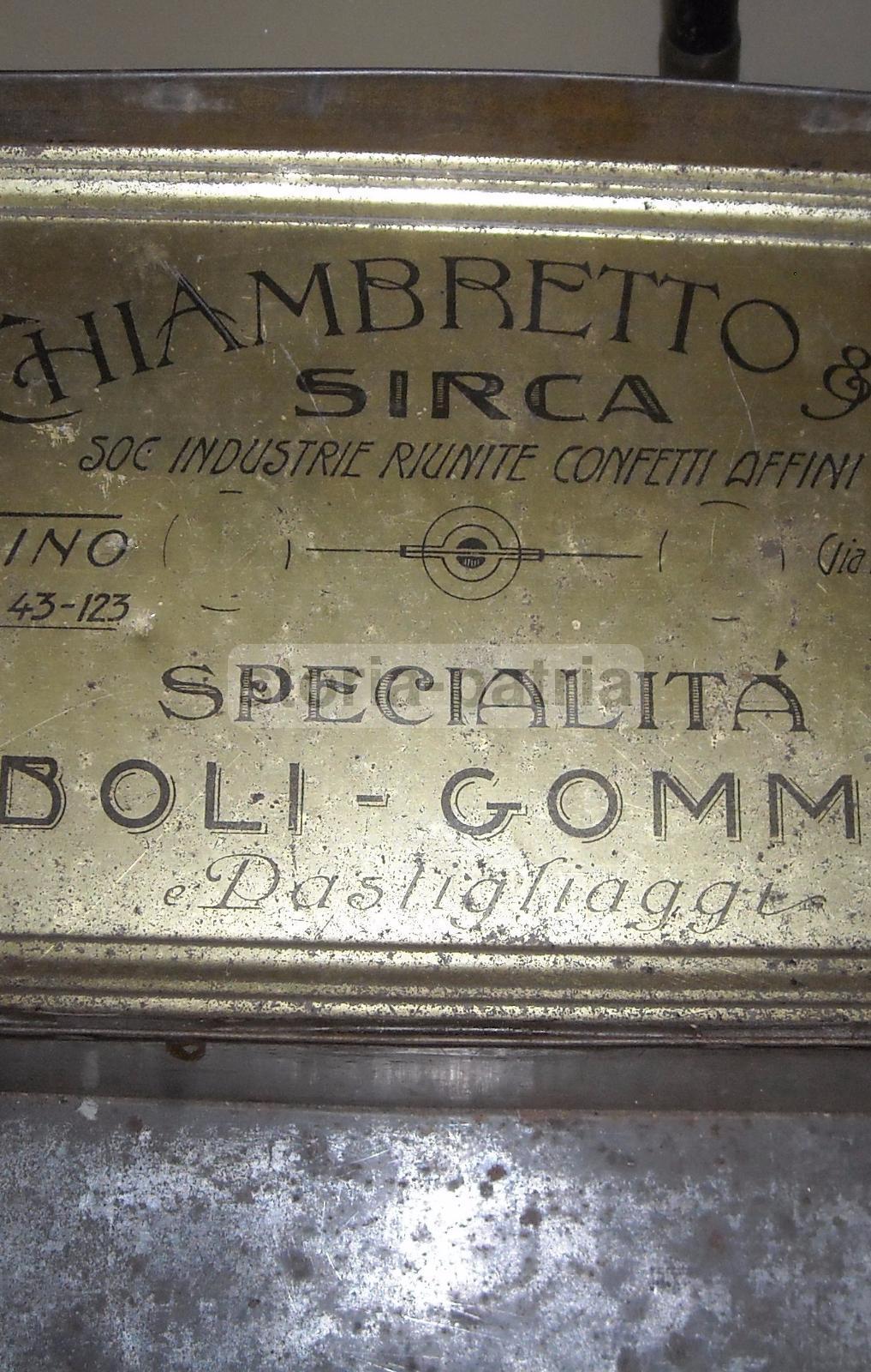 TURIN_SIRCA_CHIAMBRETTO_DOLCIARIA_CONFECTIONERY_PILLS_TYRES_ADVERTISING