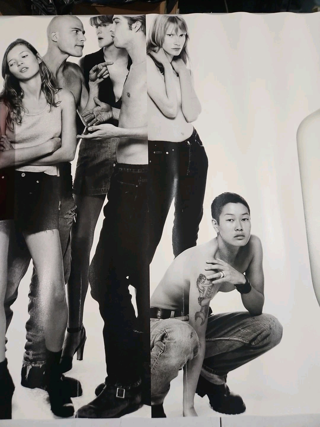 1994 CALVIN KLEIN CK One Unisex Fragrance Large 35×22 POSTER AD