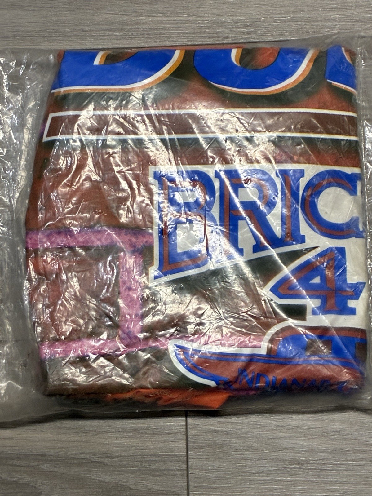 1996 BUSCH Beer NASCAR Brickyard 400 Inflatable Hanging Store / Bar Display Vtg.