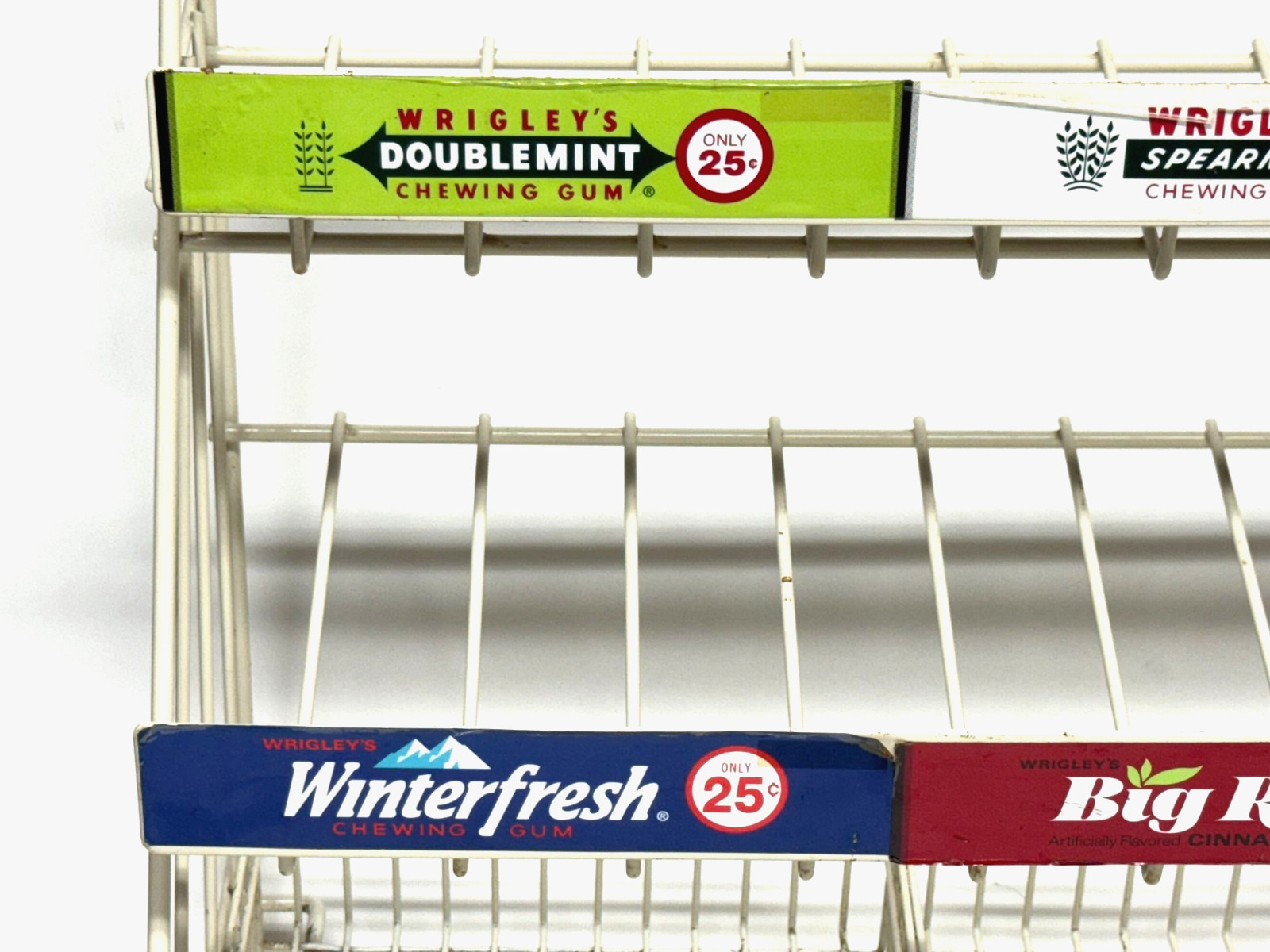 Vintage Original Wrigley’s Gum Advertising Store Display Rack Metal – B & G Bar