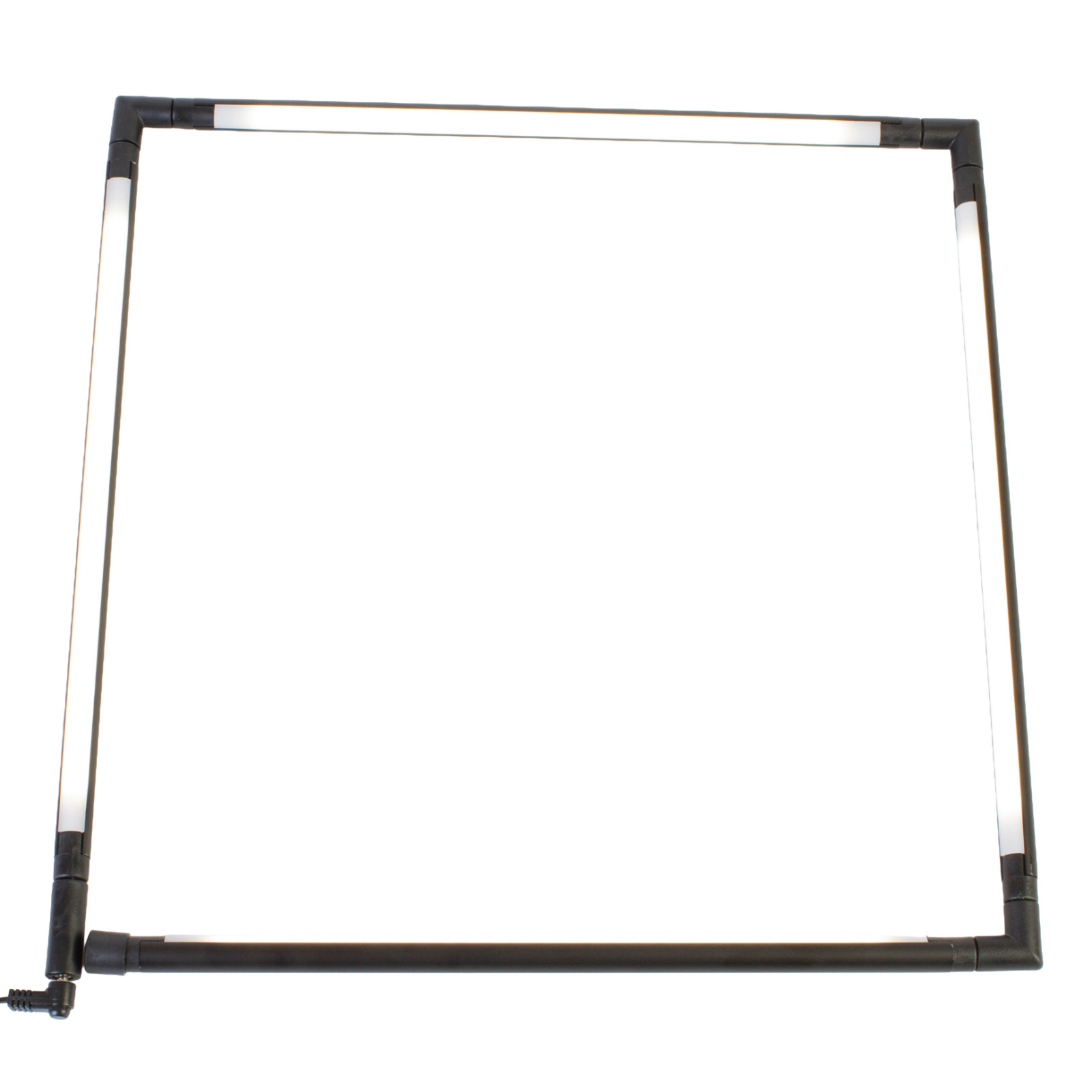 4 sided lighted bottom base LED Light for product display showcase trade show