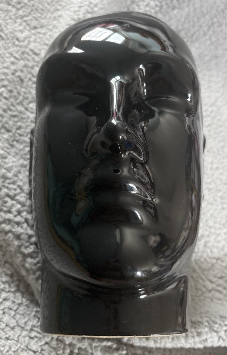 Black Ceramic Mannequin Head Wig Hat Display