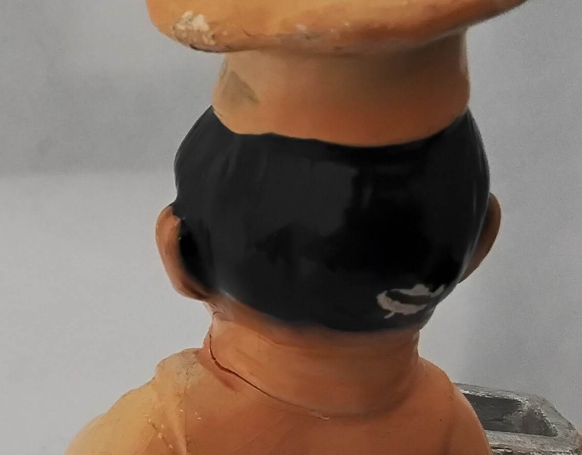 Repaired Vintage Advertising Alberta Lena Figure Bertolli Olive Oil Statue