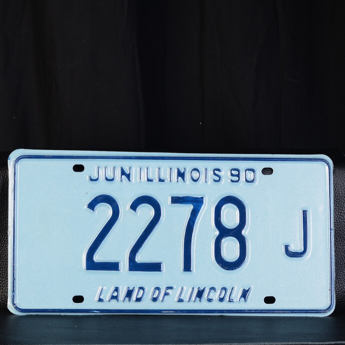 Illinois License Plate USA Land Of Lincoln Original Vintage