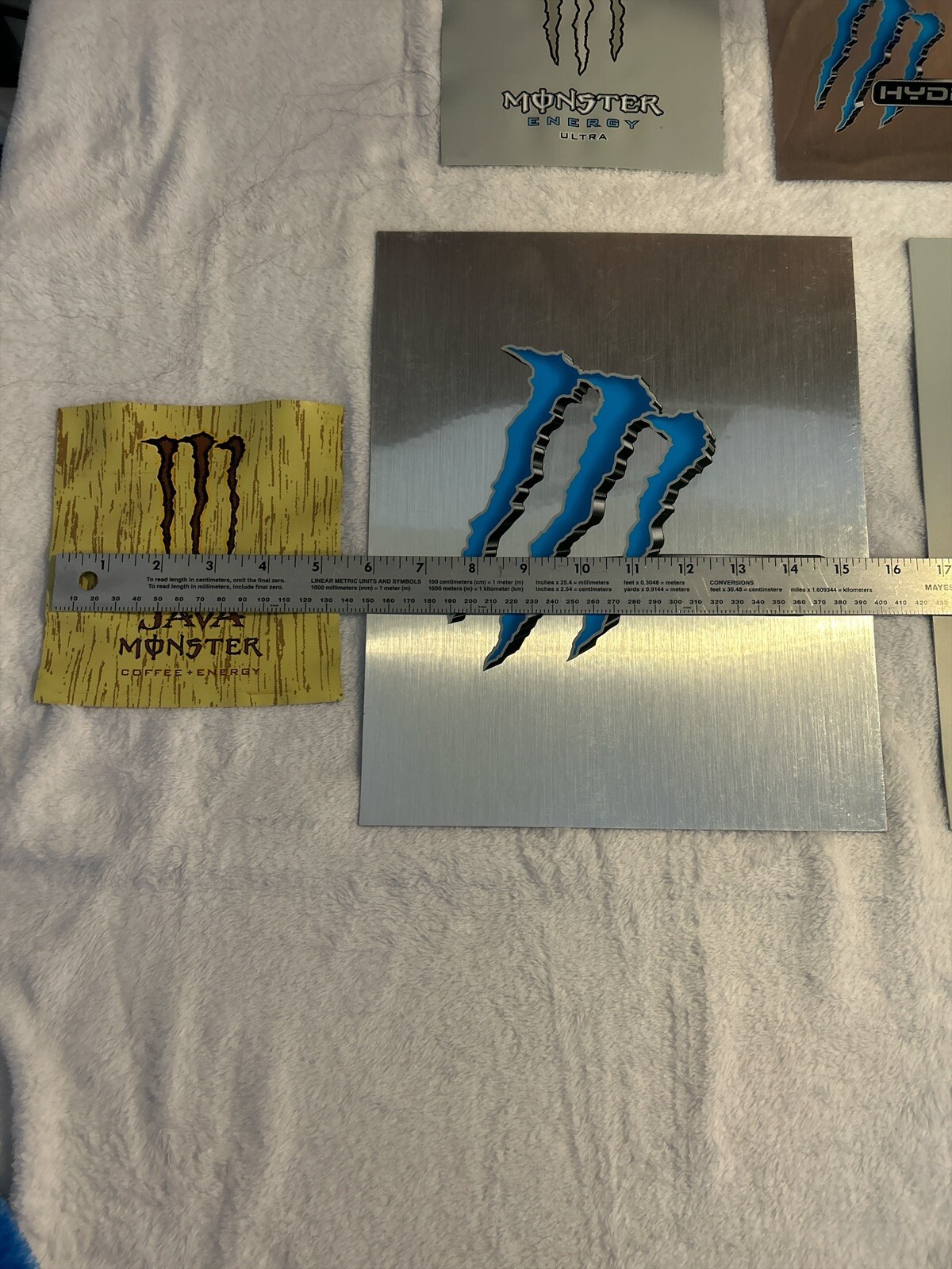 Monster Energy PVC Panels from Store Display. Lot Of 6
