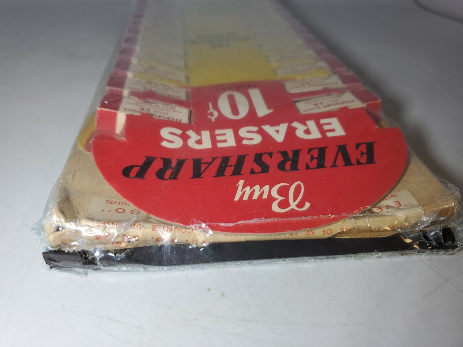 Vintage Eversharp Erasers New Old Stock Store Display 5.5″ X 13″ RARE