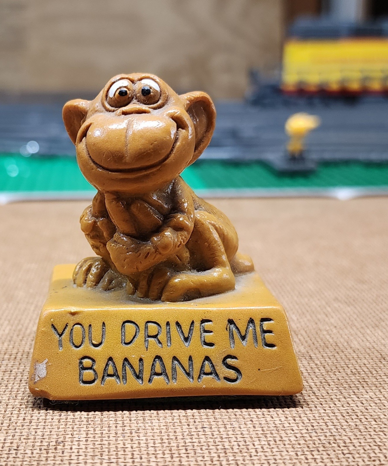 1974 Wallace Berrie Co. You Drive Me Bananas Display Piece, Made In U.S.A.