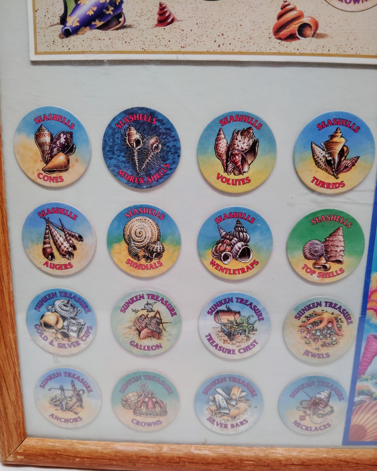 Vintage 94 LONG JOHN SILVERS Store Display Treasure Caps Restaurant Advertising