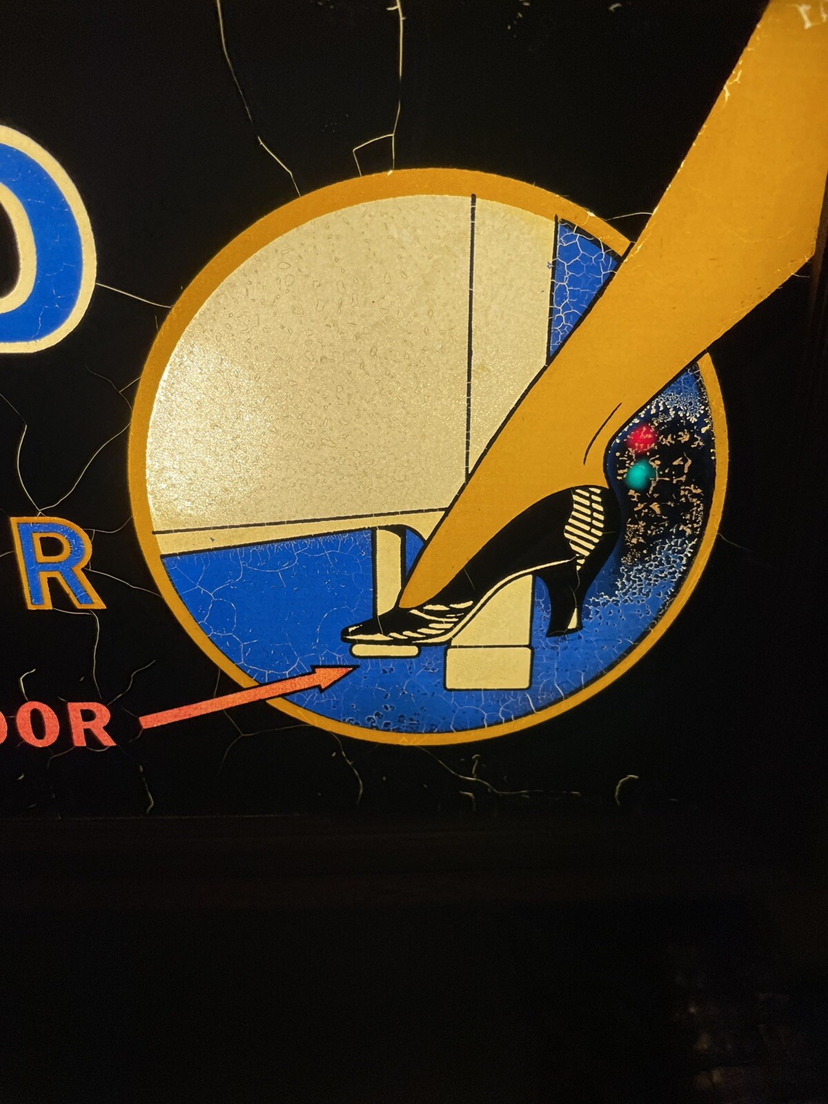 1940 Rare Lenard refrigerator display light Counter Top Or Hanging Display