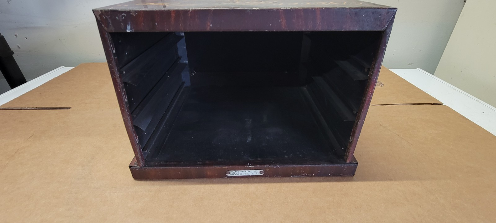 Vintage Tin Rit Dye General Country Store Advertising Display Cabinet