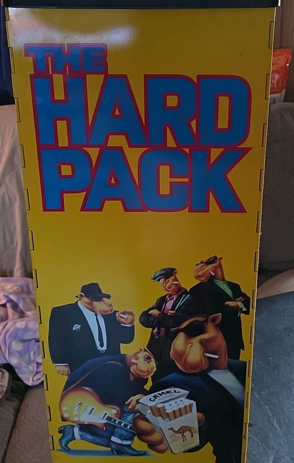 Camel Hard Pack Ashtray Store Display Bin Yellow Advertising Graphics
