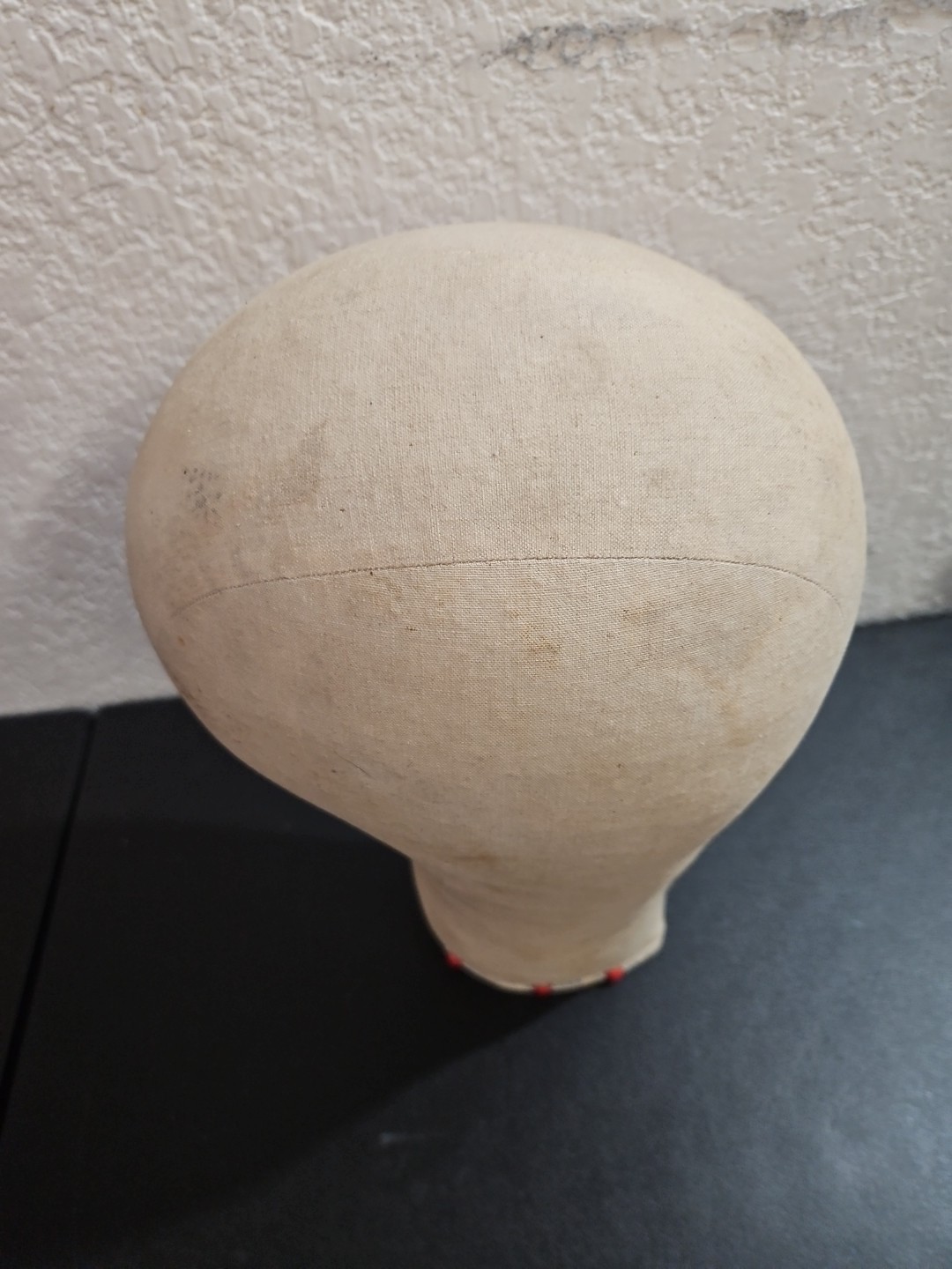 ANTIQUE MILLINERY HEAD Store Display Primitive Hat Mannequi