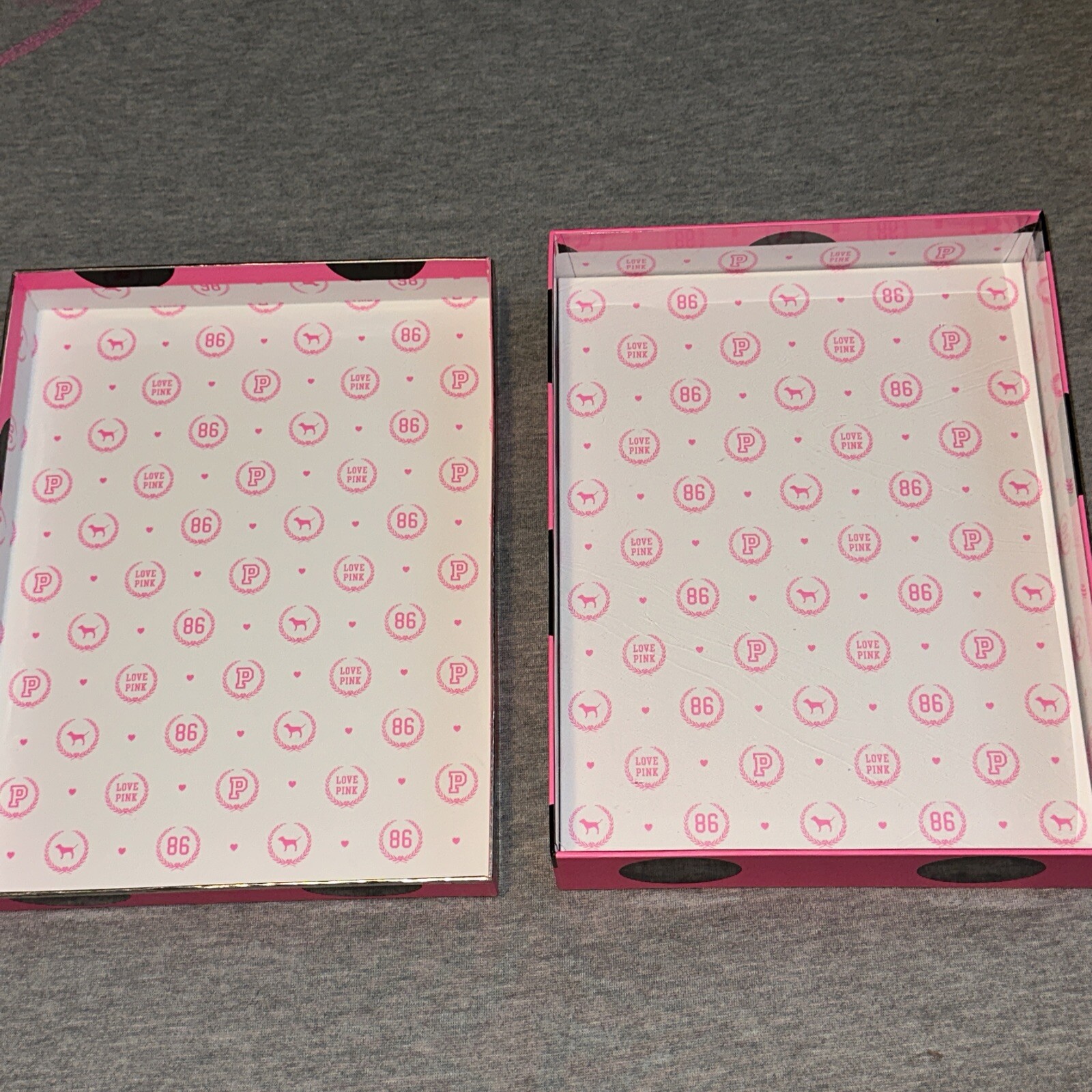Victoria’s Secret PINK Vintage VTG Storage Display Collectible Monogram Box