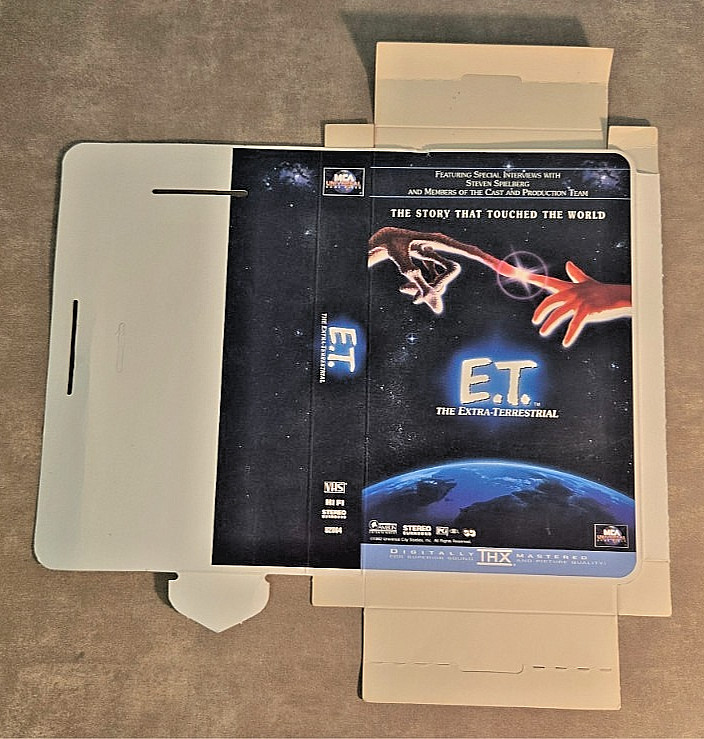 Vintage 1996 Movie Video Store E.T. Extra-Terrestrial Promo Display Box