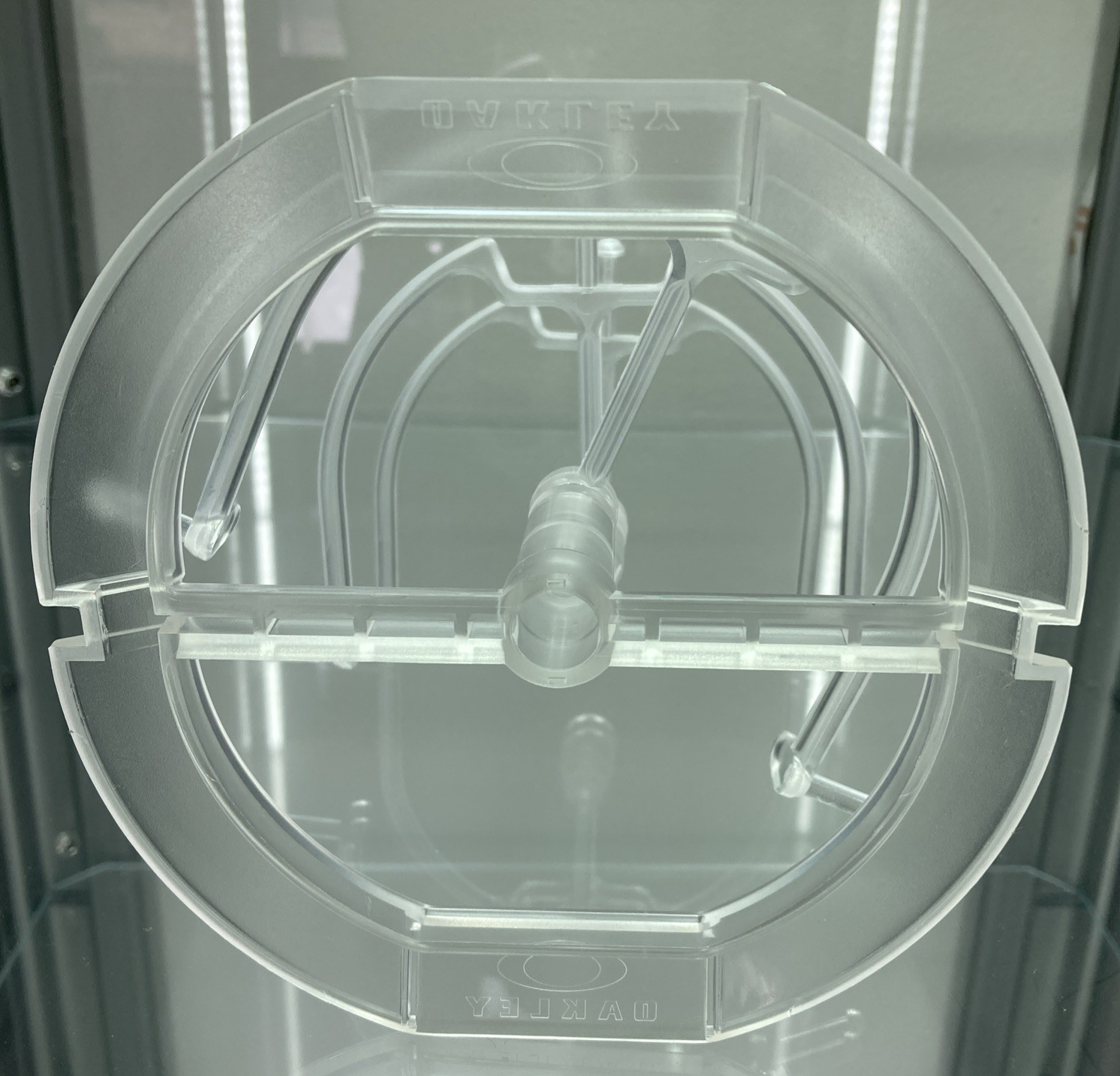 Oakley Sunglasses Holder Clear Plastic, 3-Tier Display Stand Mount
