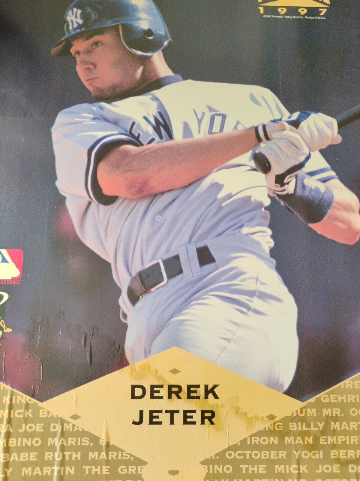 1997 Pinnacle Baseball Cards – Cardboard Store Display – Derek Jeter – See desc.