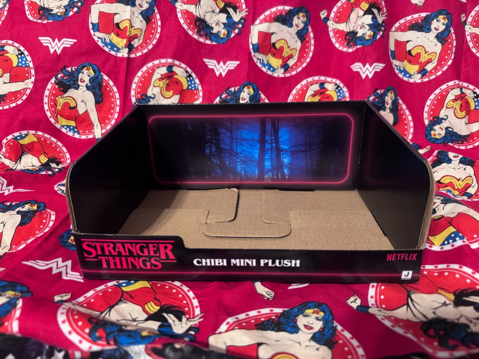NETFLIX STRANGER THINGS JAZWARES STORE DISPLAY BOX FOR COLLECTIBLES RARE LTD ED