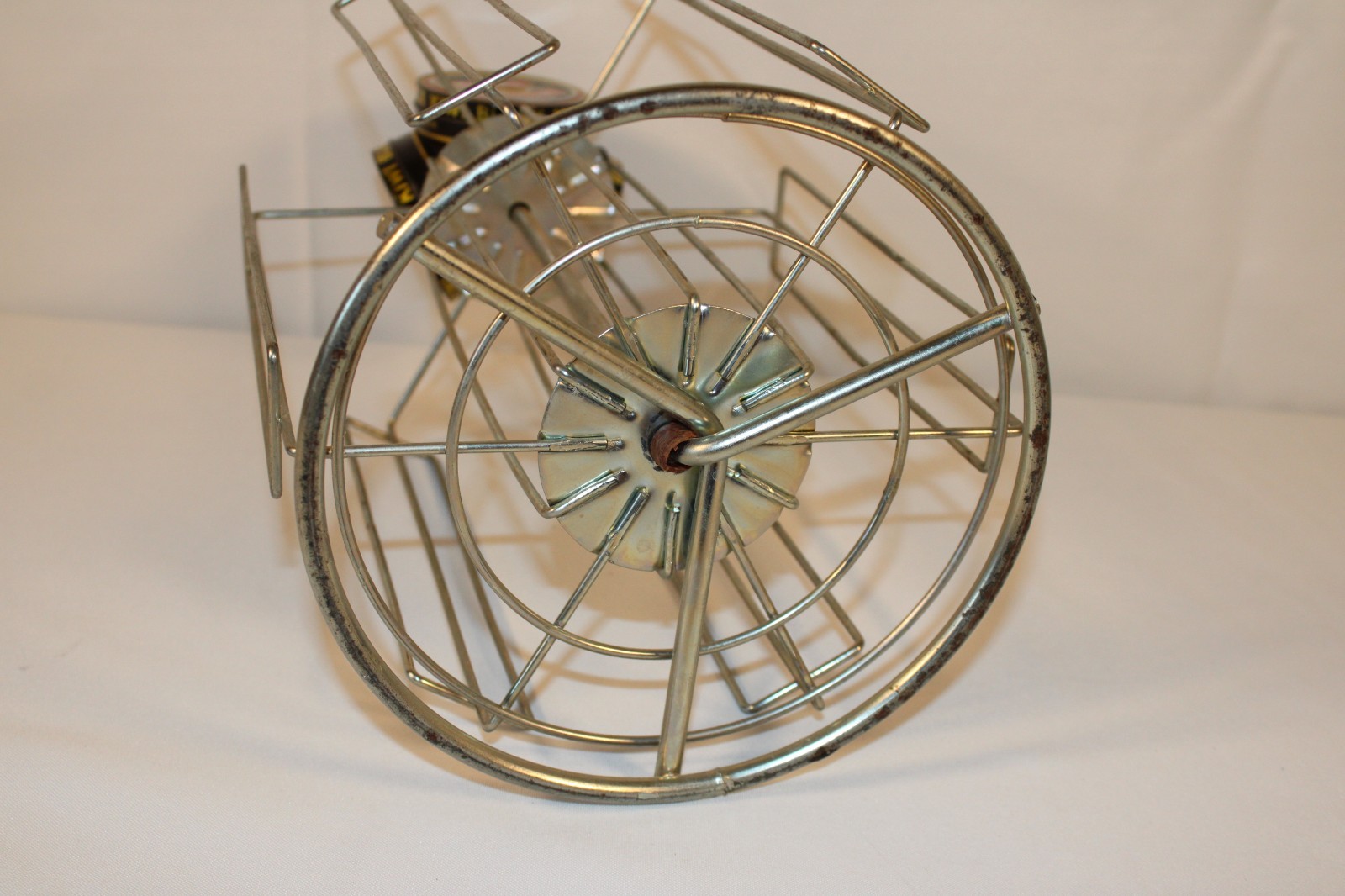 Vintage Metal Kiwi Boot Polish Holder Spinning Store Display Rack Advertising