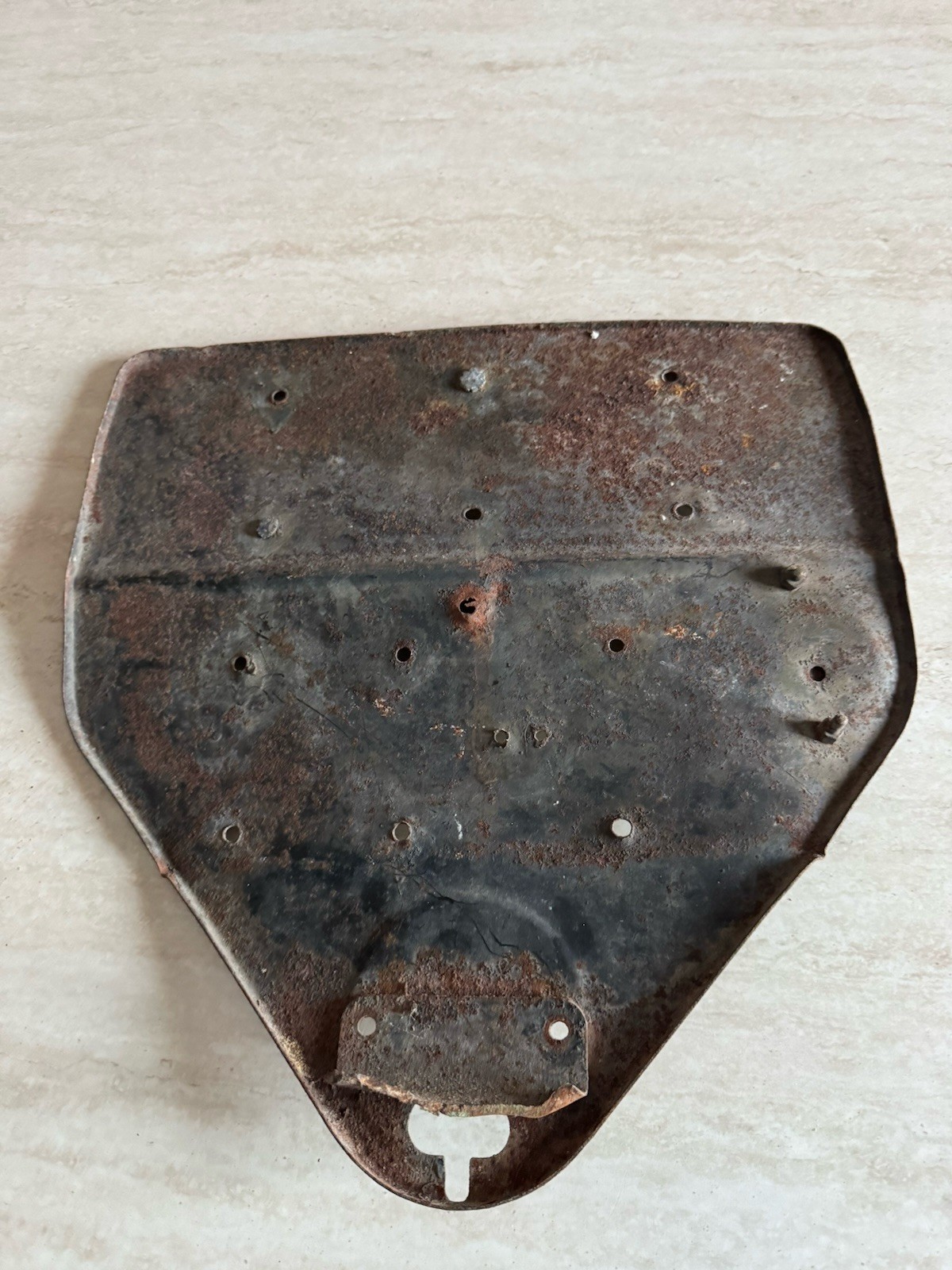 Very Rare Vintage Collectible Citroen France Car Sheet Metal License Plate