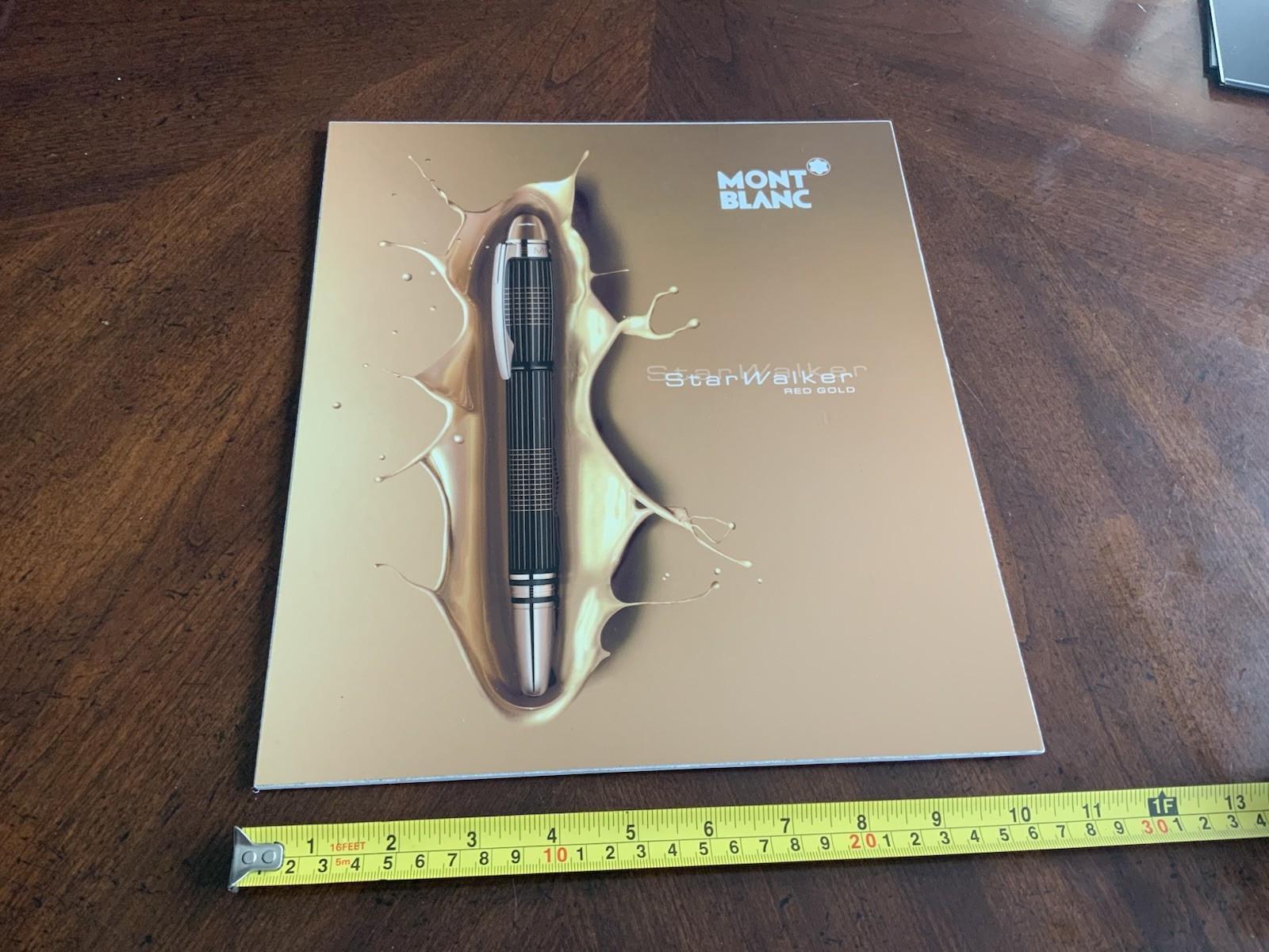 Montblanc StarWalker Red Gold pen Dealer store display/ Collector
