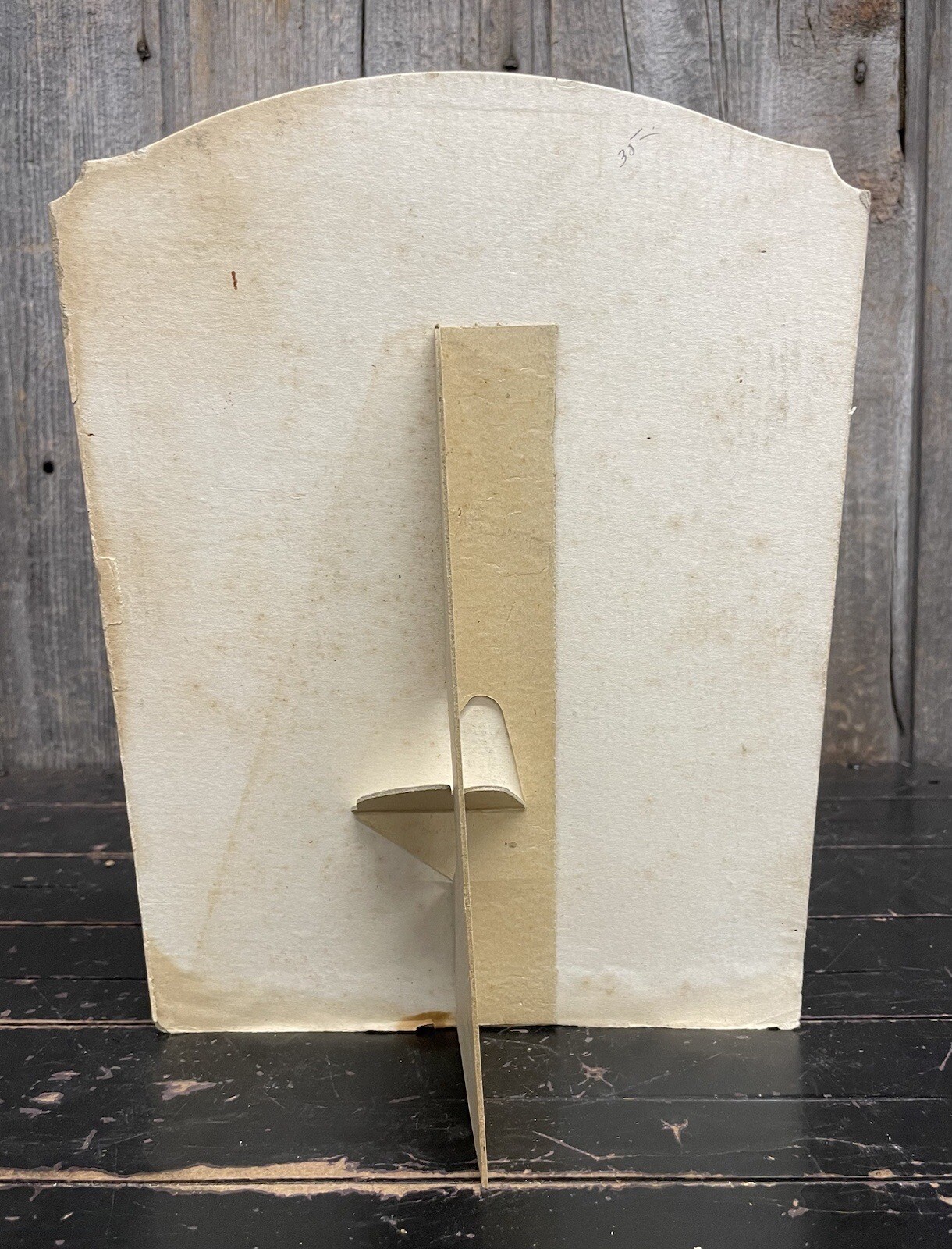 Vintage Country Store Counter Top Display Hygrade Lamps Advertising Easel Sign