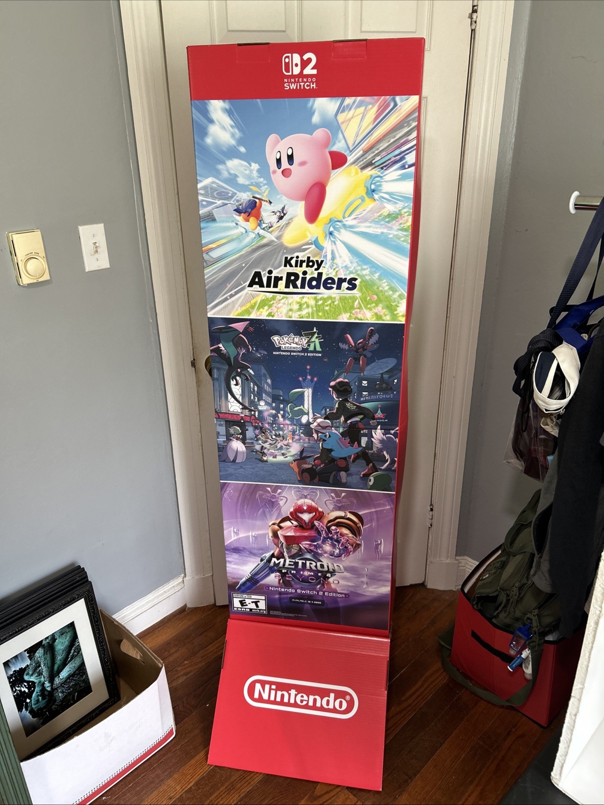 Nintendo Switch 2 Retail Store Standee Display Metroid Kirby Pokemon MarioKart