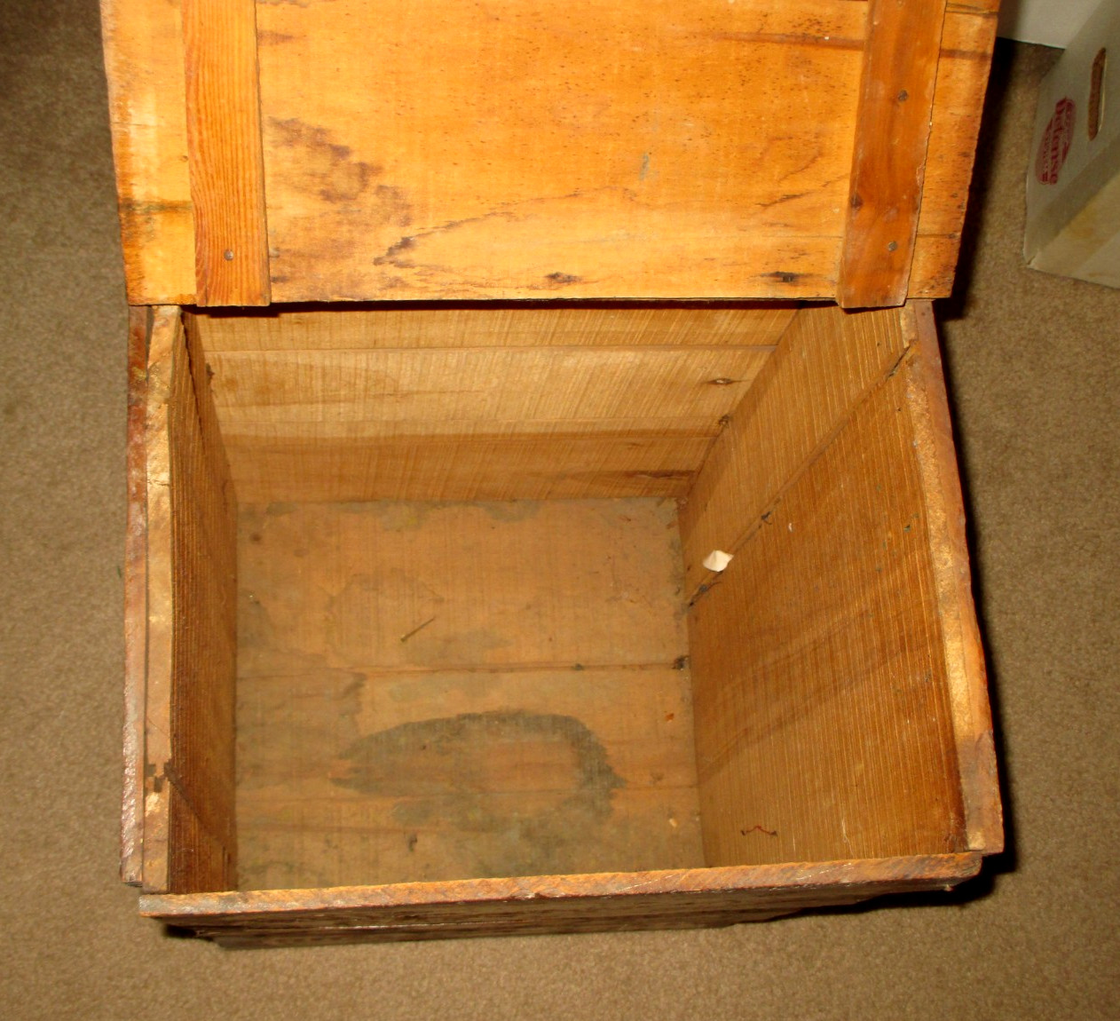 1890 ANTIQUE GENERAL STORE-COFFEE BOX-21″ROTH-HOMEYER-STEER BRAND-ST LOUIS,MO
