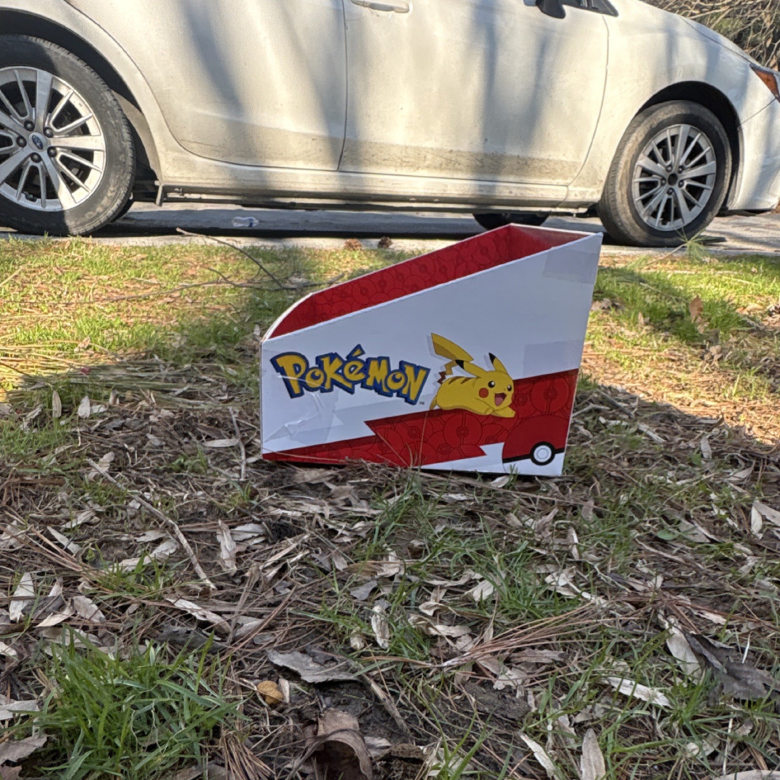 Pokémon Pikachu Design Store Display Box Red White Yellow