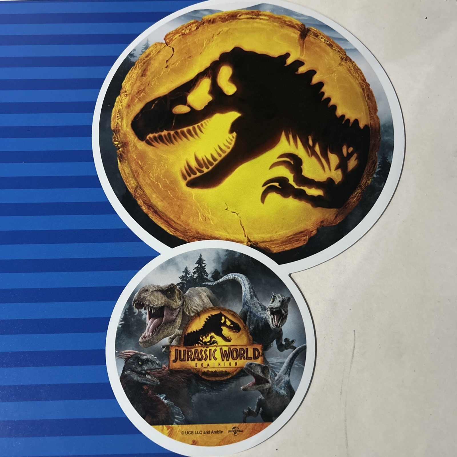 Party City In-Store Jurassic Park Sign 23″ x 18.5″ x 2mm Display W Hanger DWBO