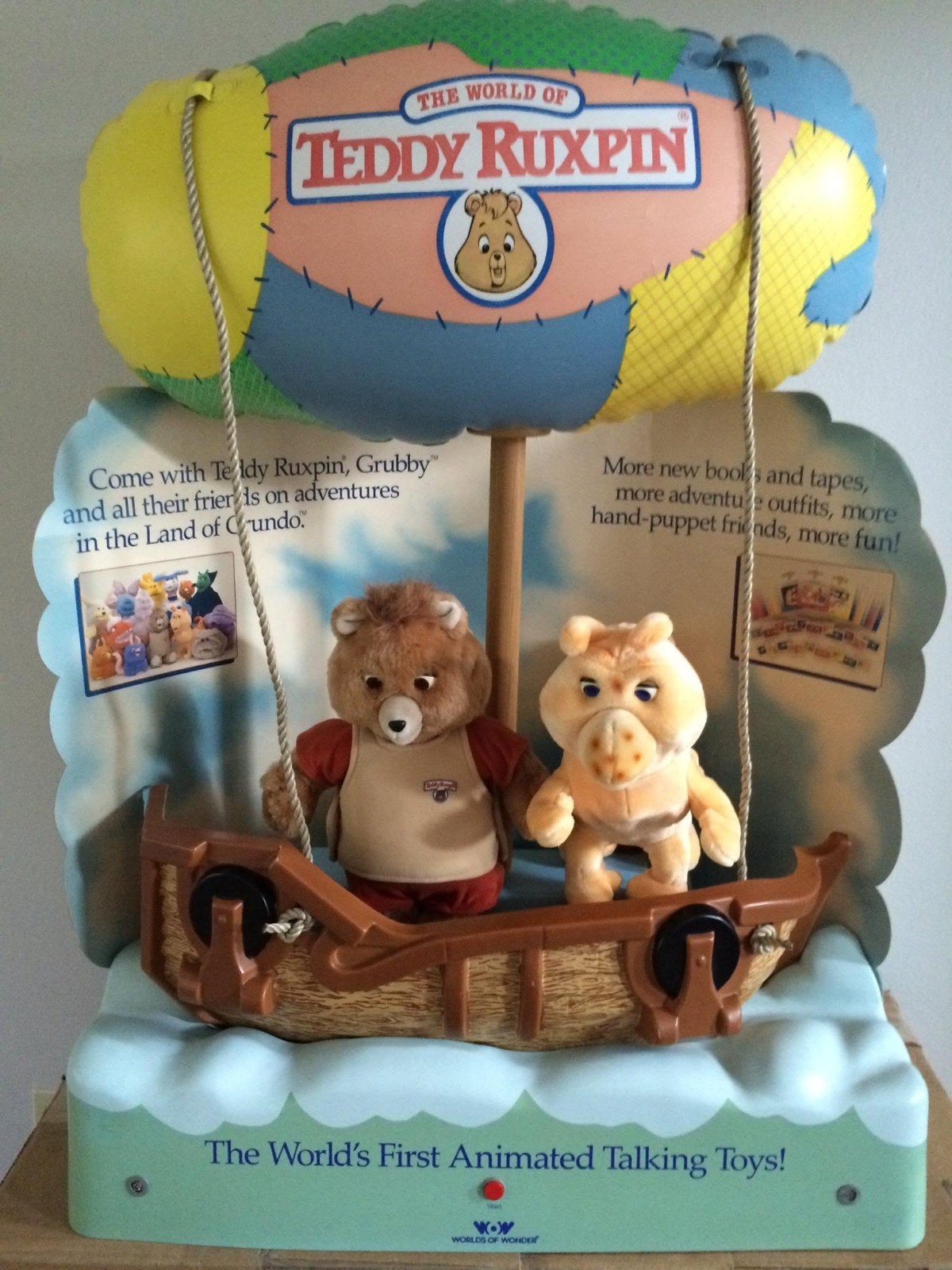 Teddy Ruxpin Original Airship POS Store Display