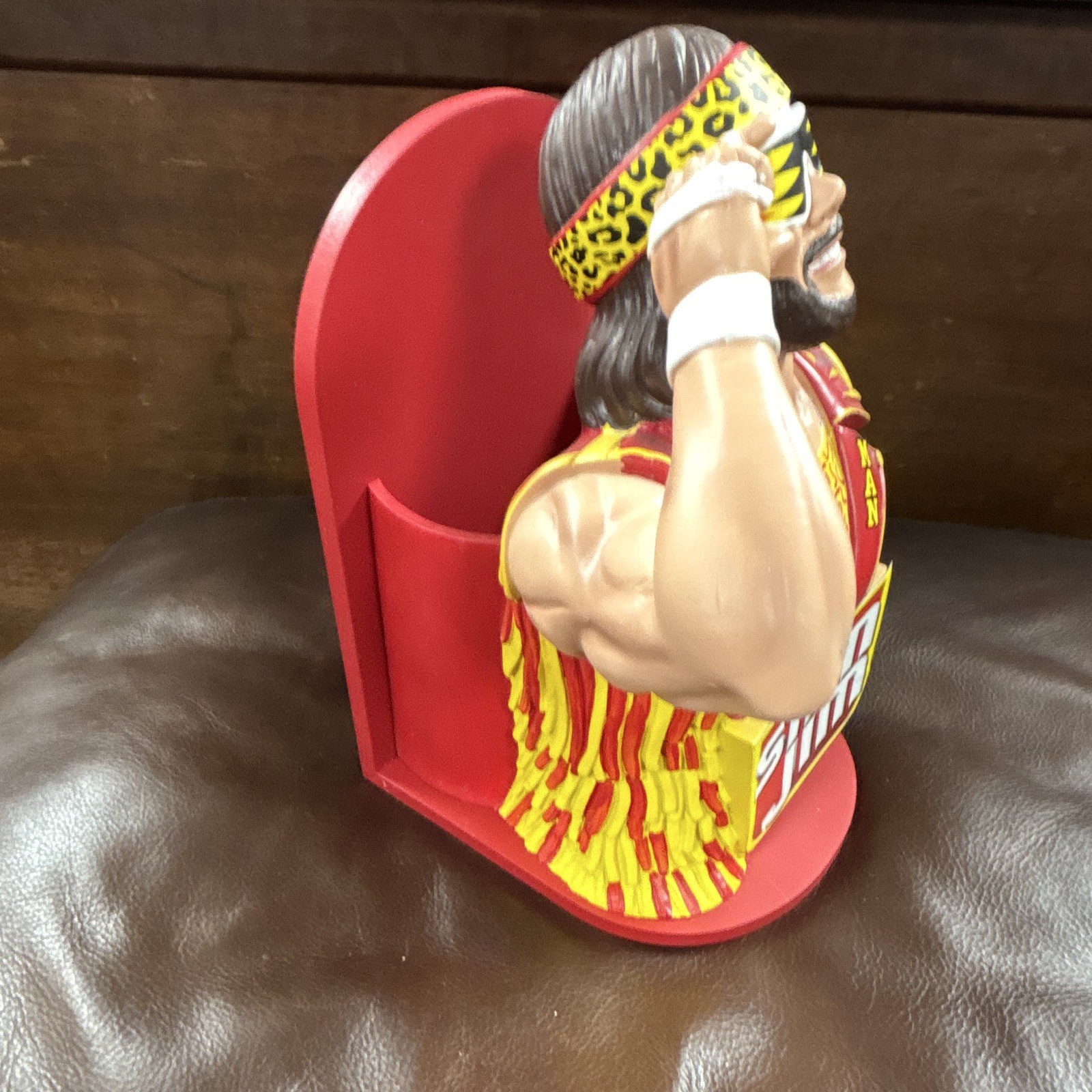 Slim Jim Collector Series 2025 Macho Man Store Display Holder, Red