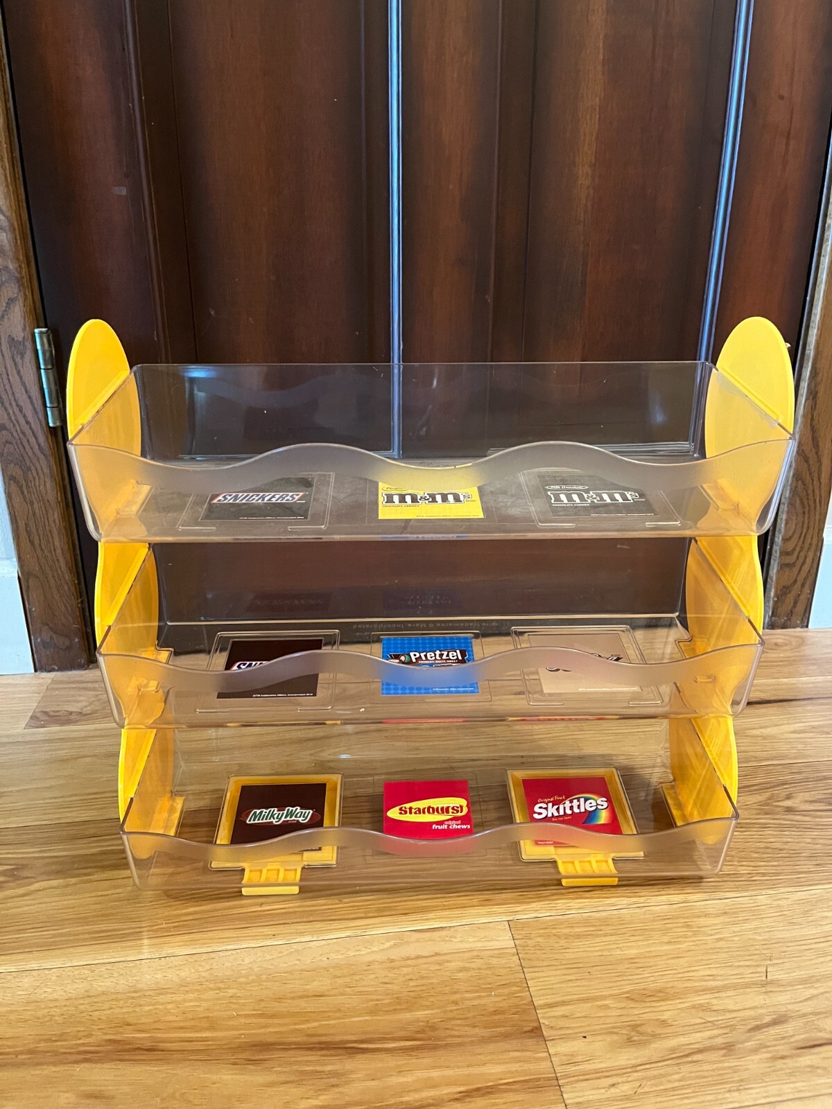 M&M Milky Way Twix Snickers Starburst Skittles Plastic Candy Rack Display