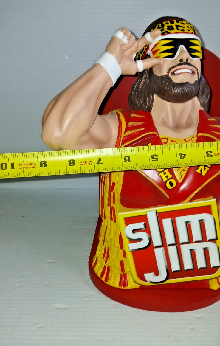 Macho Man Randy Savage 2025 Collectible Slim Jim Display Holder WWE WWF NEW