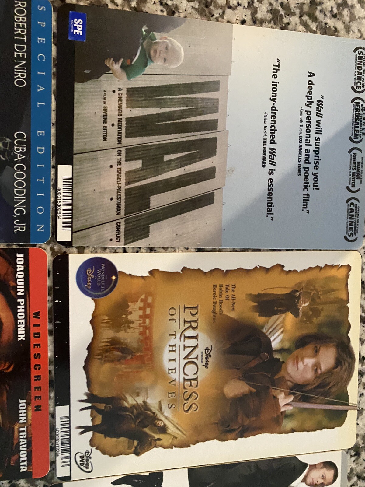 8 Blockbuster Shelf Backer Display Cards: thick PLASTIC RARE EMPLOYEE RENTAL