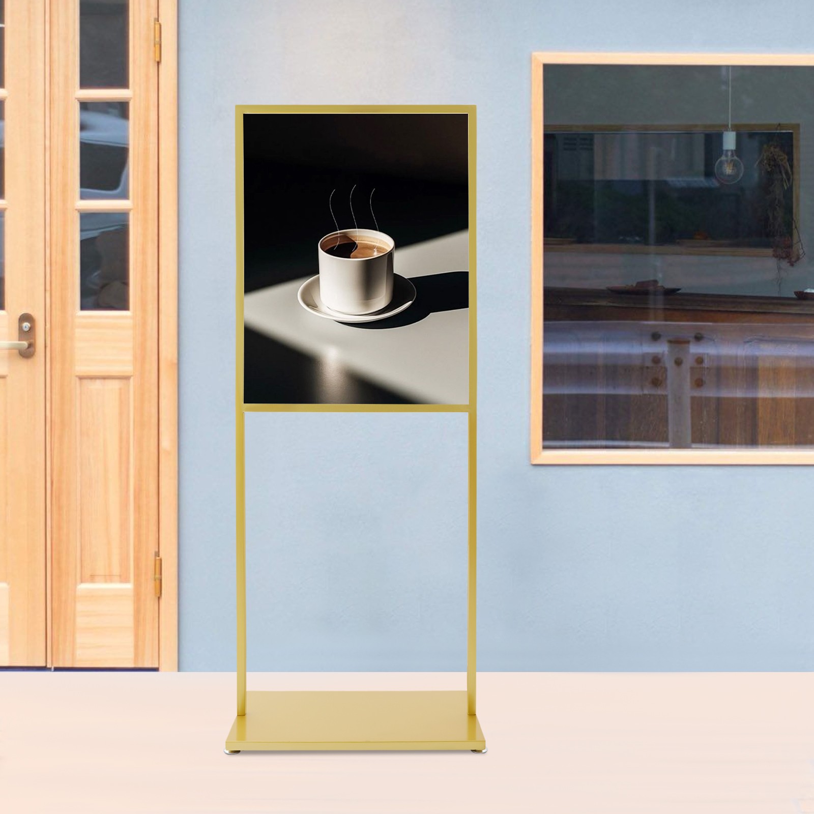 Advertising Display Stand, Poster Display Stand, Freestanding Display Stand