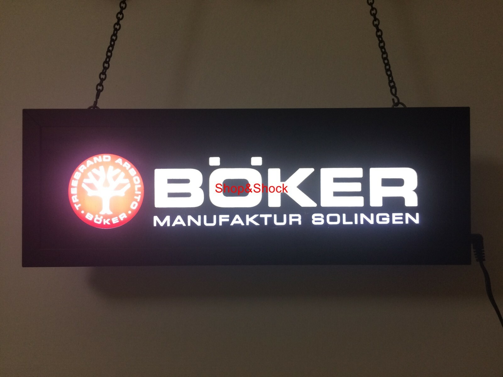 BOKER Boker Solingen Luminous Sign Knife with Sheath Folding Blade Knife