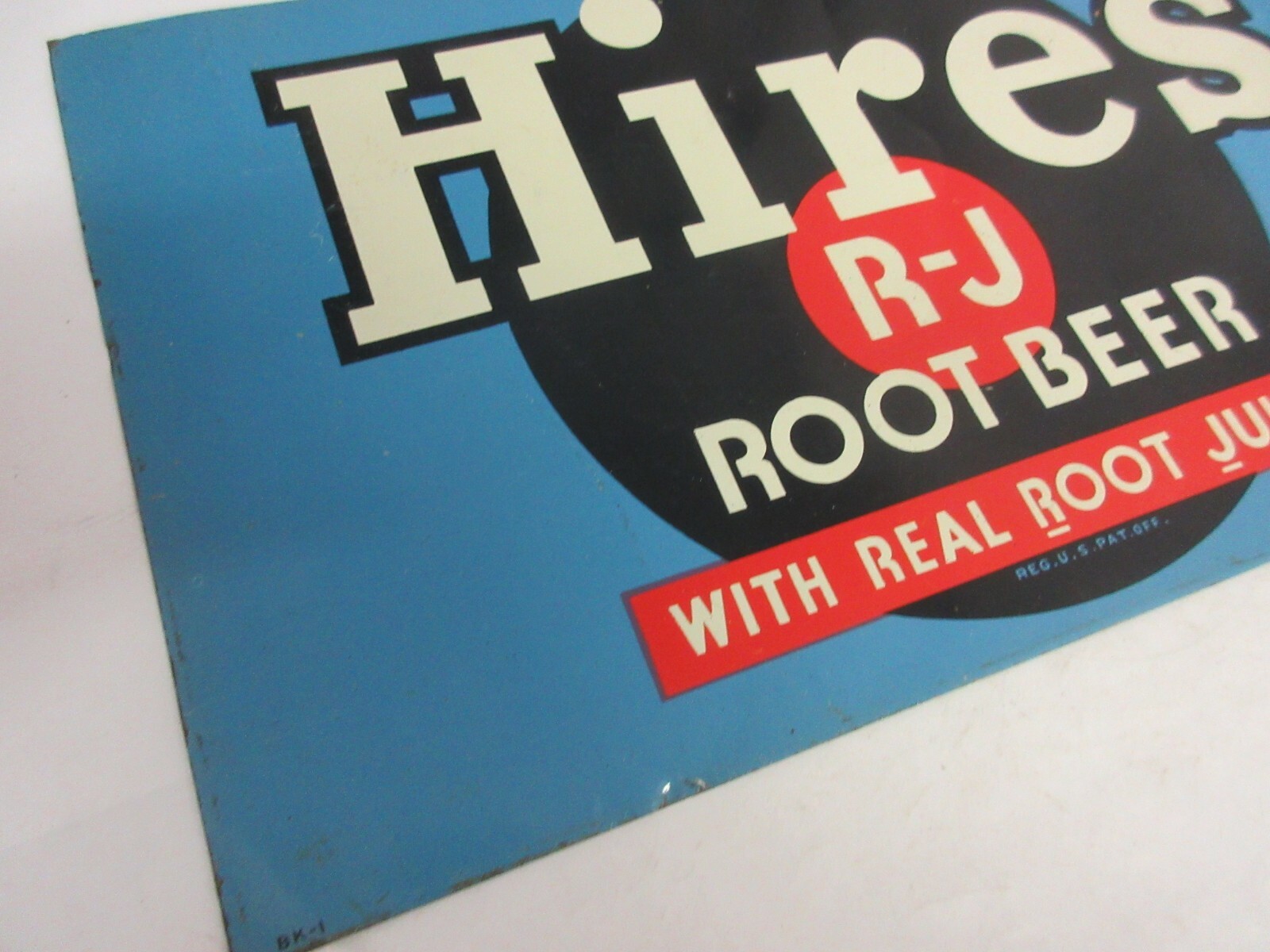 VINTAGE ADVERTISING HIRES ROOT BEER TIN SIGN STORE DISPLAY M-358