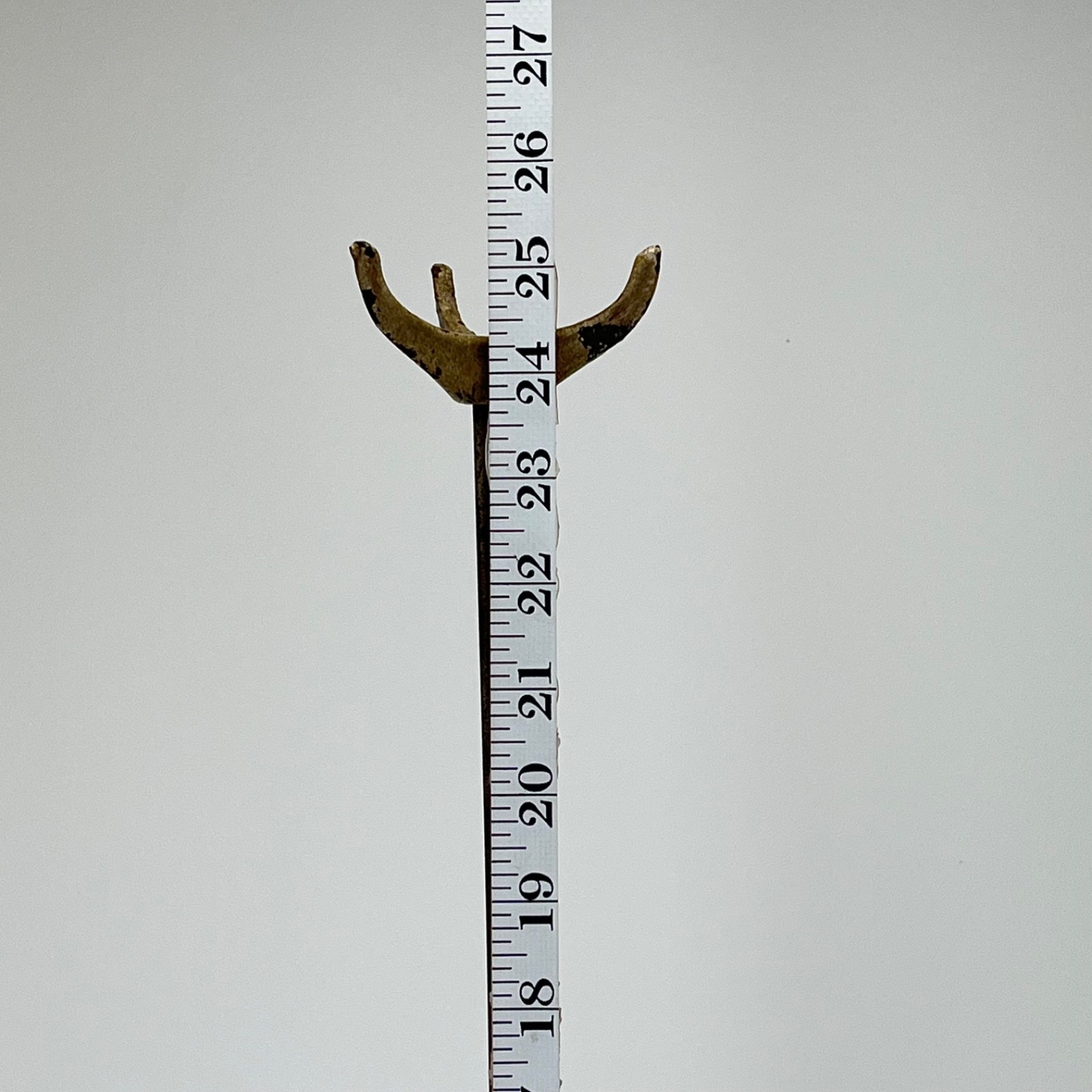 Antique Hat Wig Stand Art Nouveau Style Cast Metal 25” Millinery Display 1910-20