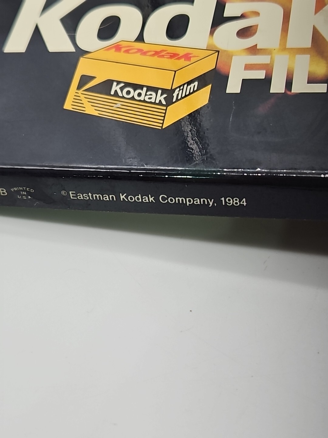 VINTAGE 1984 KODAK ADVERTISEMENT SIGN POSTER TWO KIDS CLOWNS 20X16 TIN SCRATCHES