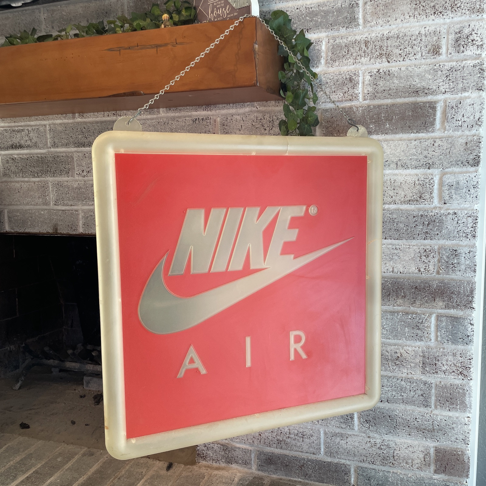 1980s Nike Hang Tag Store Display Sign – History Nike Air Advertising – Archival